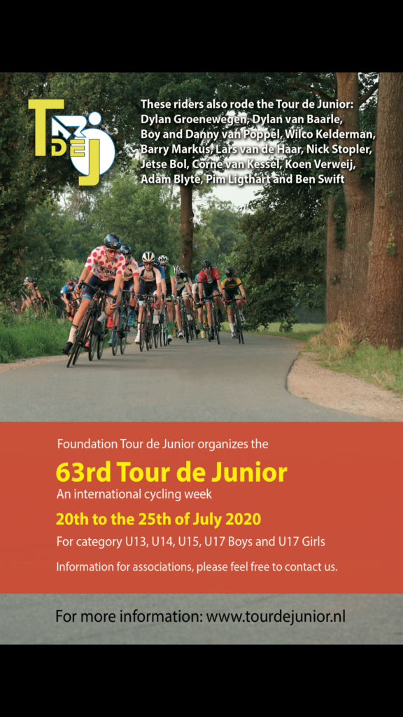 Tour de Junior 2020 invite Preston Park Youth Cycle Club